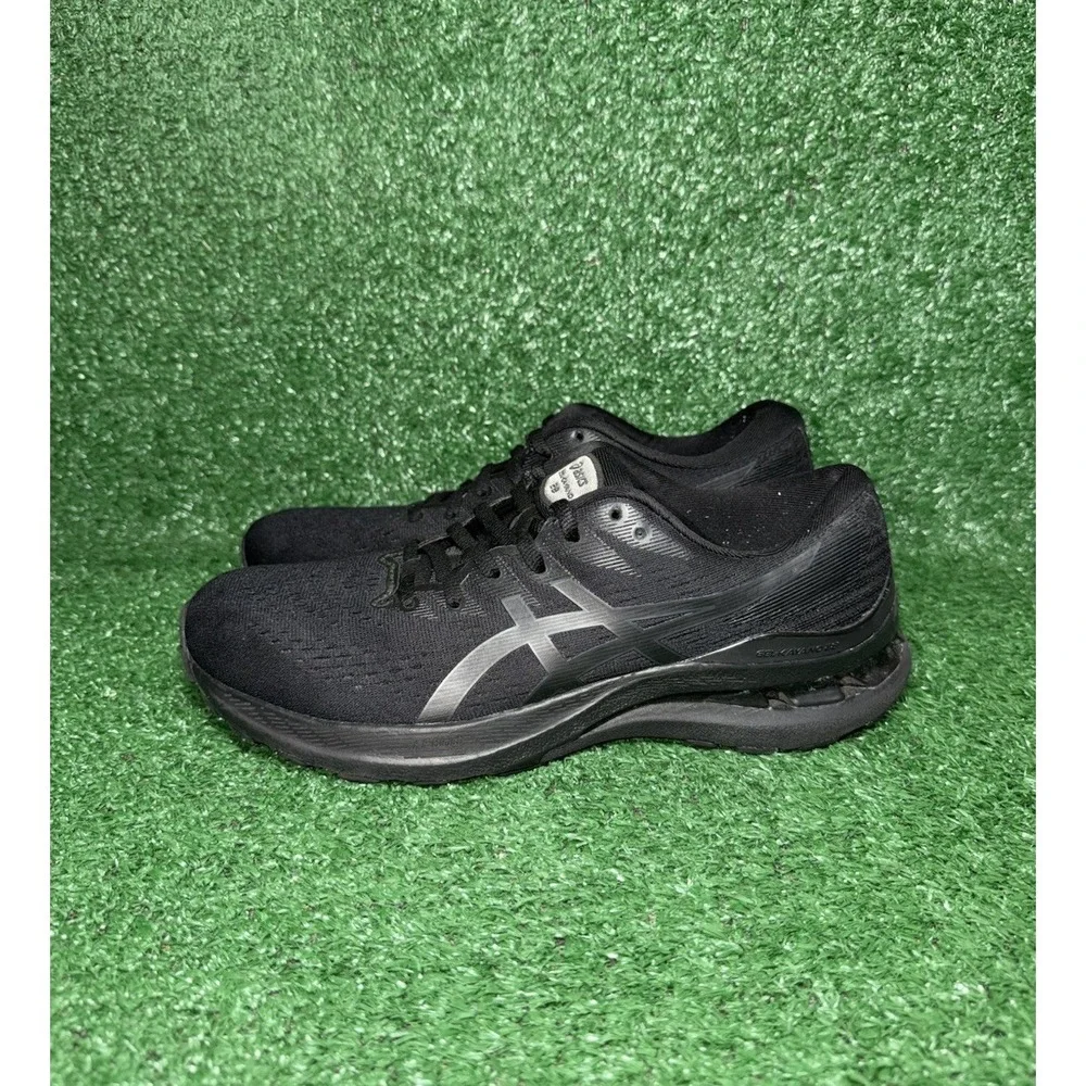Asics Gel Kayano 28 Womens Size 9.5 Triple Black Running Shoes Athletic Sneakers